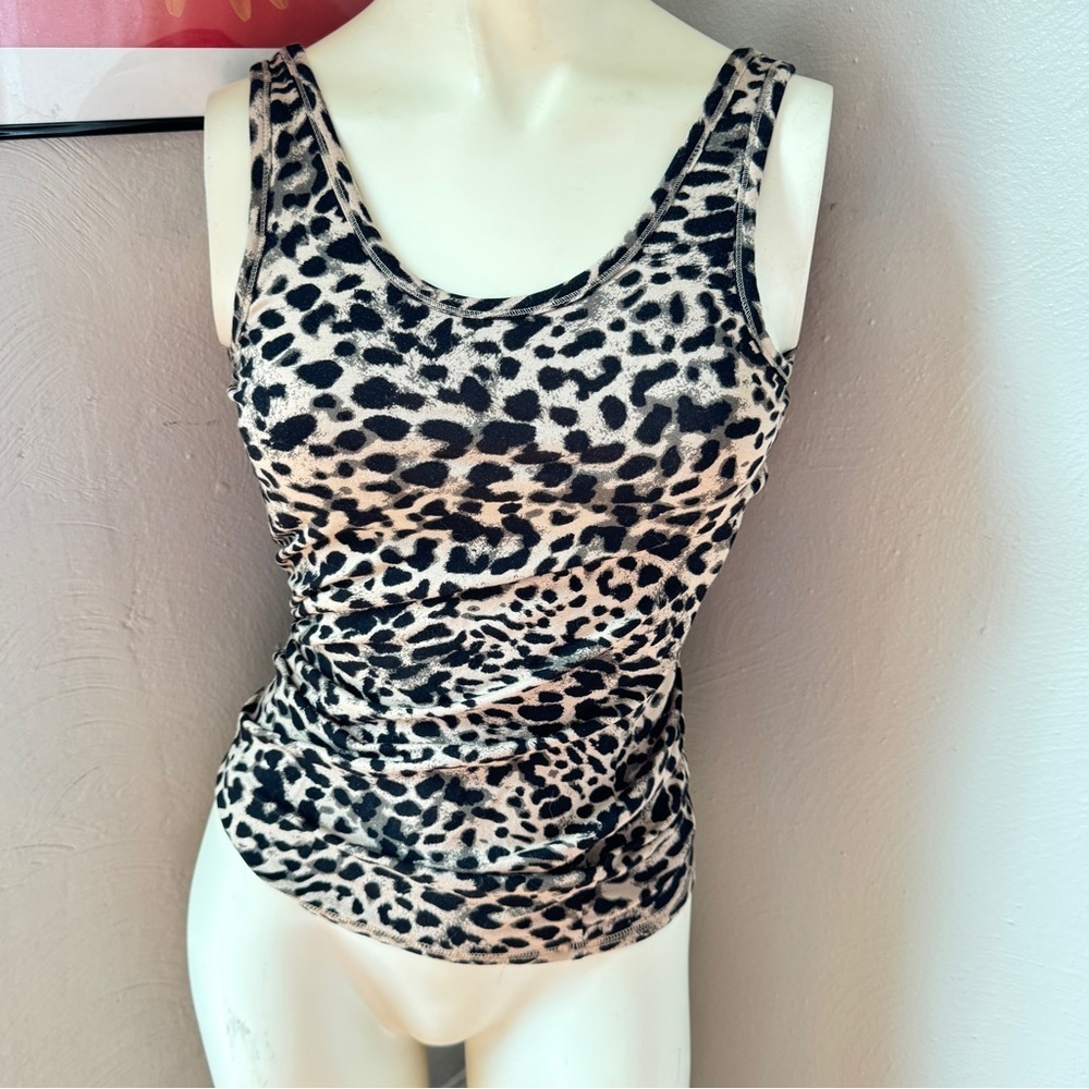 Soma animal print tank with built in bra size xs